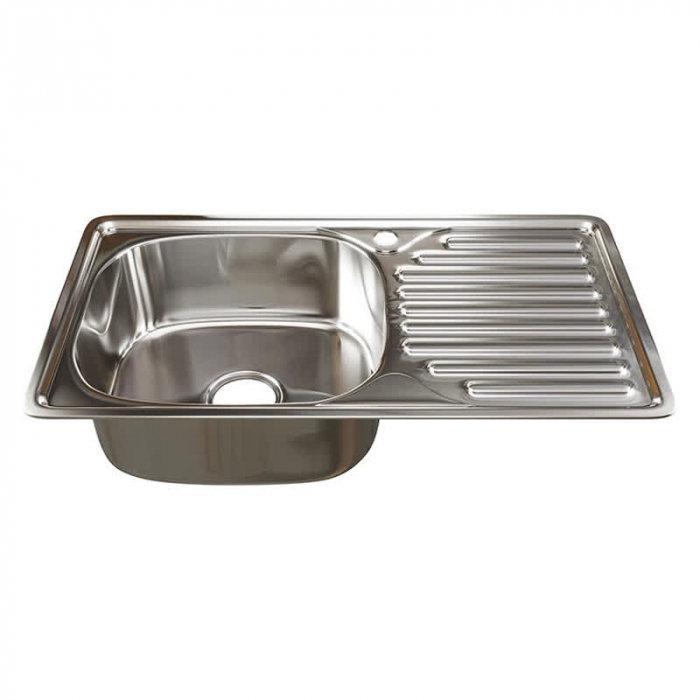 Мойка кухонная врезная MixLine 760x420/180-0,8 L нержавеющая сталь