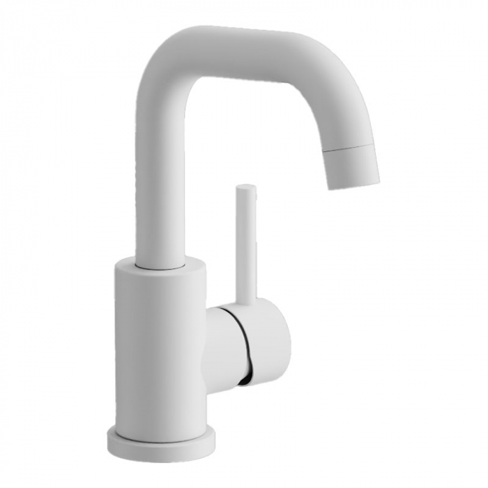 Смеситель для раковины BELZ B10810-8 однорукояточный, белый