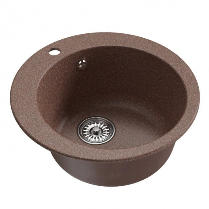 Мойка из искусственного камня MixLine КОМФОРТ МЛ-ГМ13 495/200 терракотовая