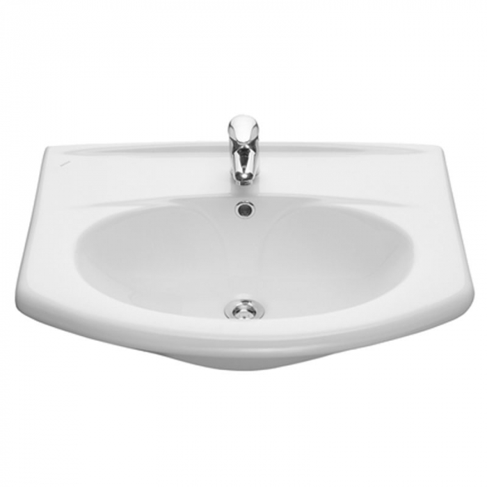 Раковина мебельная Santeri Новая грань с переливом белый 1.3120.7.S00.11B.0