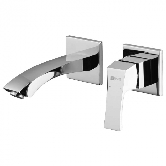 Смеситель для раковины LeMark UNIT LM4526C однорукояточный, настенный, хром