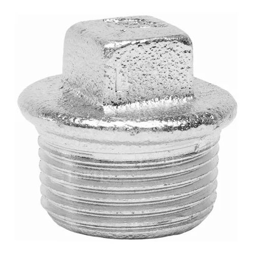 Заглушка чугунная оцинкованная НР 1.1/2" Gebo Platinum