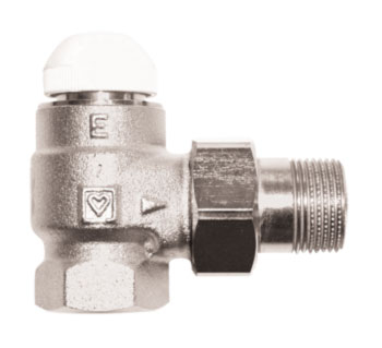 Клапан термостатический угловой Herz TS-E DN20 (3/4")