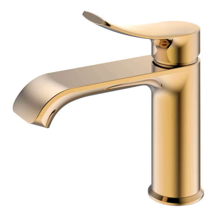 Смеситель для раковины Haiba HB10553-5 однорукояточный, золотой