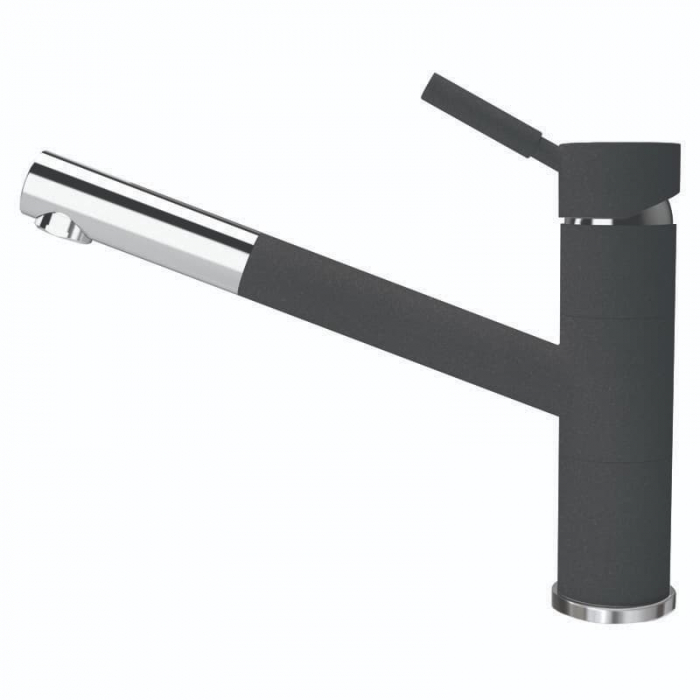 Смеситель для кухни Flortek ФИТА FL однорукояточный, черный
