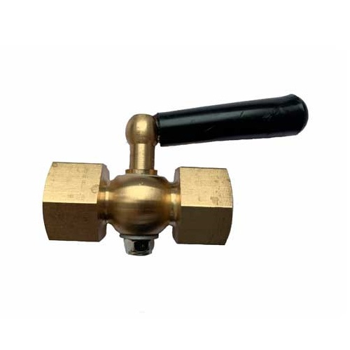 Кран для манометра трехходовой Экомера G1/2" – М20×1,5 PN25 в-в