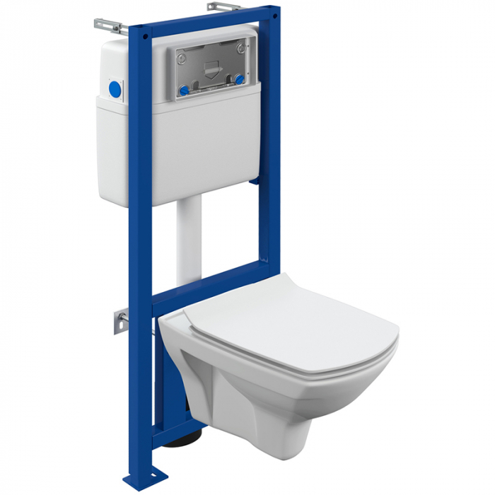 Комплект Cersanit инсталляция LINK PRO с подвесным унитазом CARINA XL CO DPL EO slim