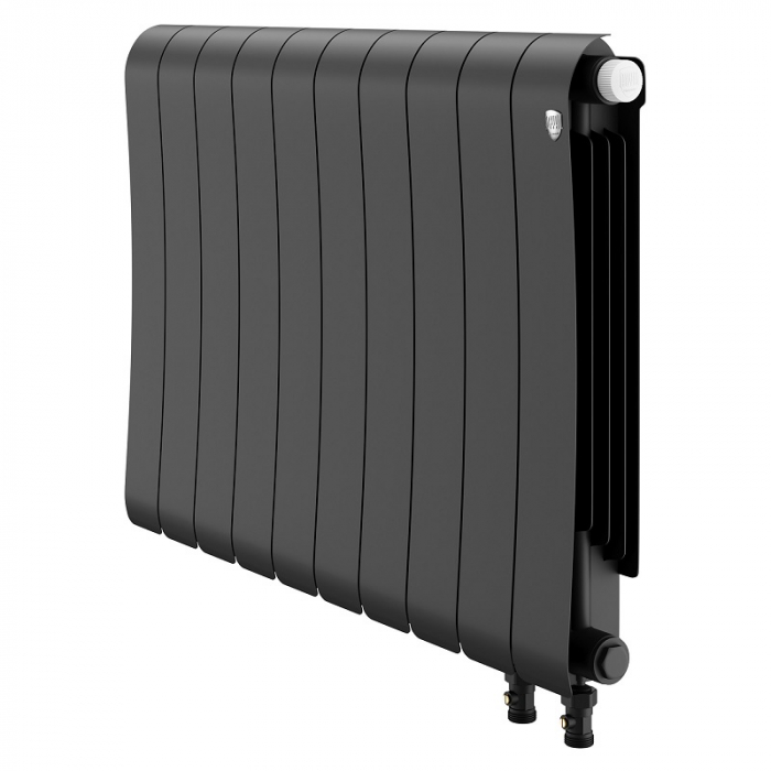 Радиатор биметаллический Royal Thermo INFINITY 500 VR80-10 Черный