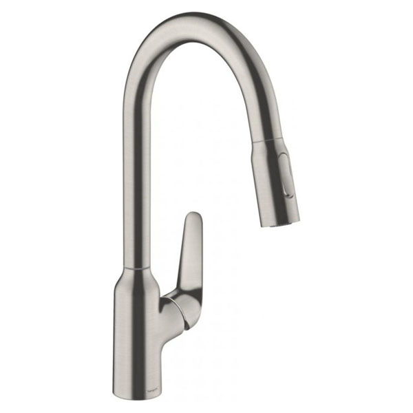 Смеситель для кухни Hansgrohe Focus M42 однорукояточный, сталь (71800800)