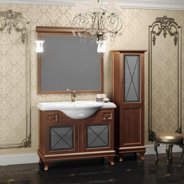 Комплект мебели для ванной комнаты Opadiris БОРДЖИ 105, светлый орех