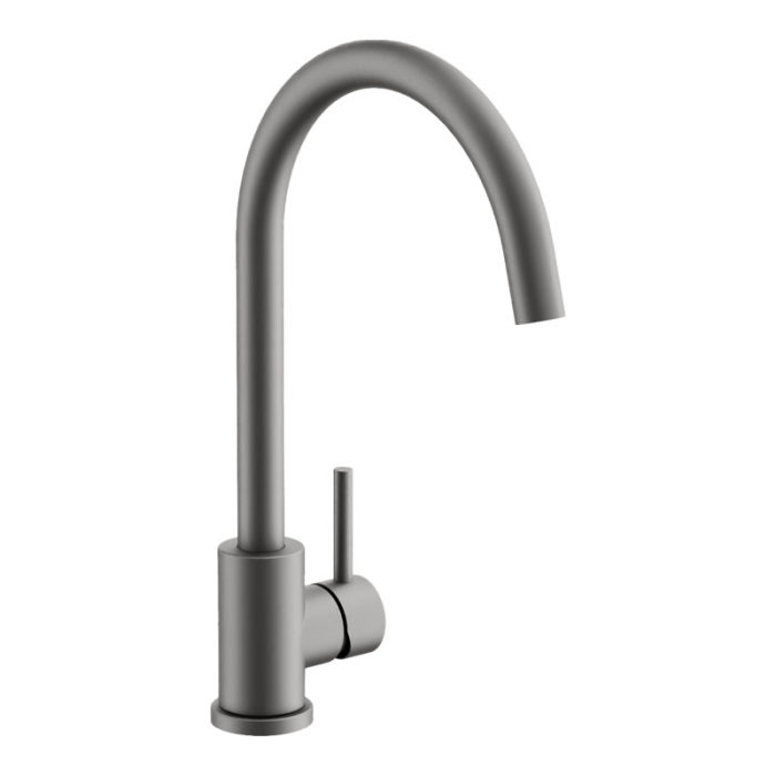 Смеситель для кухни BELZ B70810-3 однорукояточный, оружейная сталь