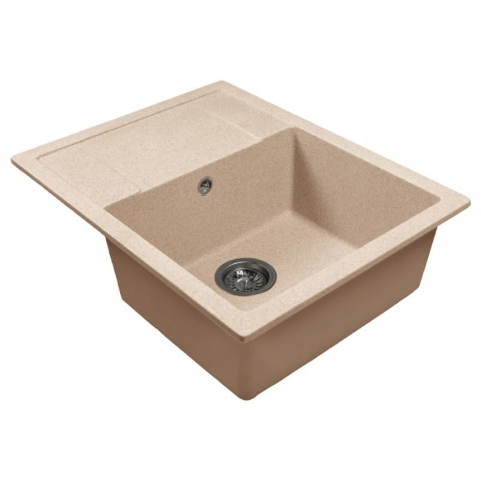 Мойка из искусственного камня MixLine СТАНДАРТ МЛ-ГМС115 645x505/190 бежевый