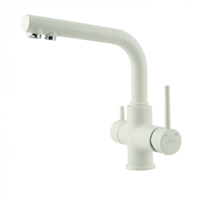 Смеситель для кухни LeMark COMFORT LM3061PJS однорукояточный, с переключателем на фильтр, жасмин