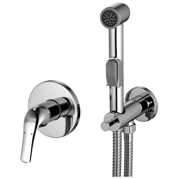 Смеситель для гигиенического душа LeMark PLUS ADVANCE LM1219C однорукояточный, встраиваемый в стену, хром