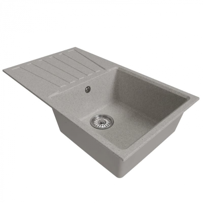 Мойка кухонная композитная MixLine ML-GM20 серая