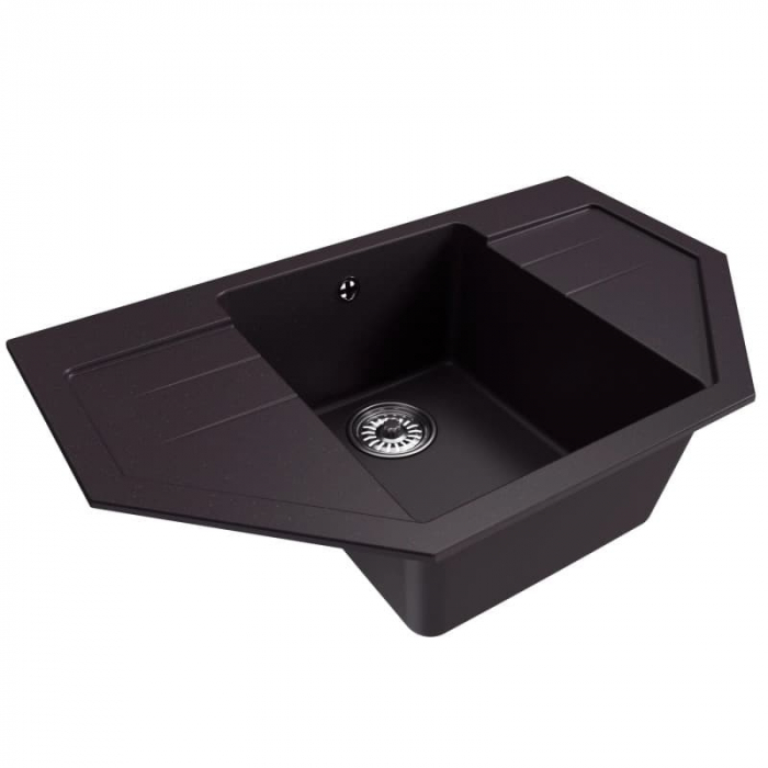 Мойка кухонная композитная MixLine ML-GM24 шоколад