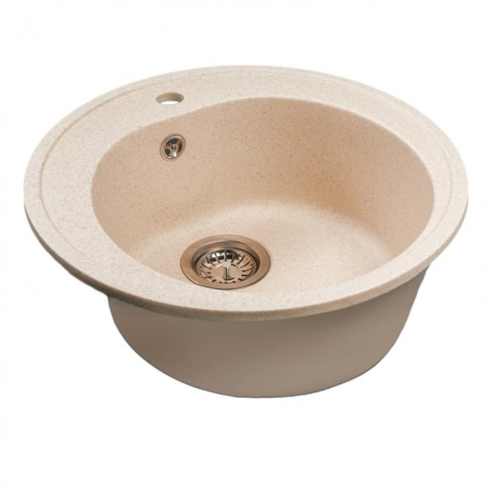 Мойка из искусственного камня MixLine СТАНДАРТ МЛ-ГМС102 500/170 бежевый