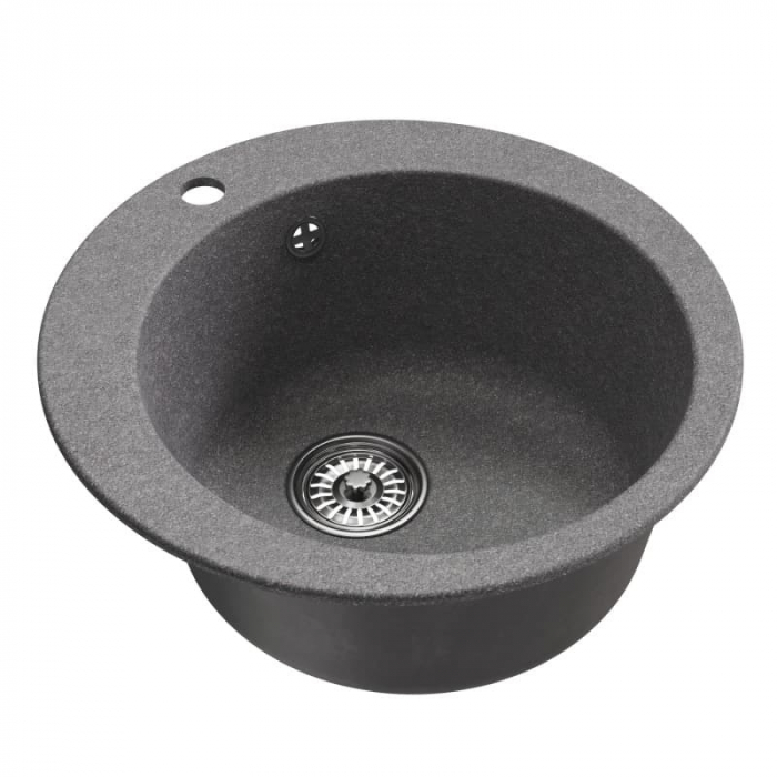 Мойка кухонная композитная MixLine ML-GM13 графит