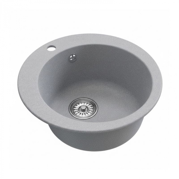 Мойка из искусственного камня MixLine КОМФОРТ МЛ-ГМ13 495/200 графит