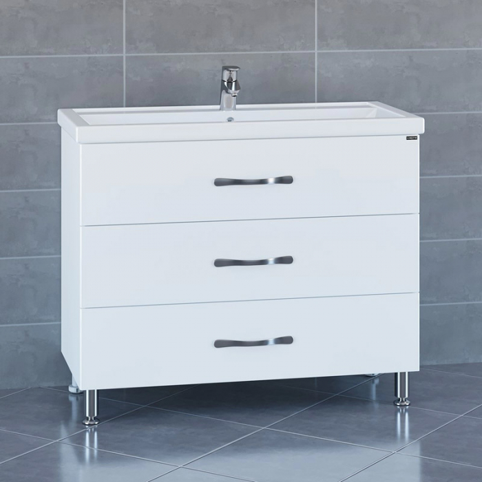 Тумба для раковины Санта Виктория-100 напольная (ум. Фостер-100) 700131N