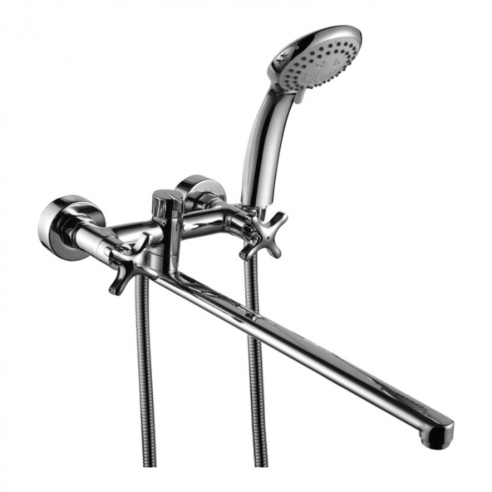 Смеситель для ванны Rossinka RS39-84 двухрукояточный