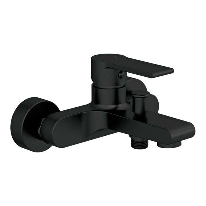 Смеситель для ванны Cersanit BRASKO BLACK однорукояточный, черный