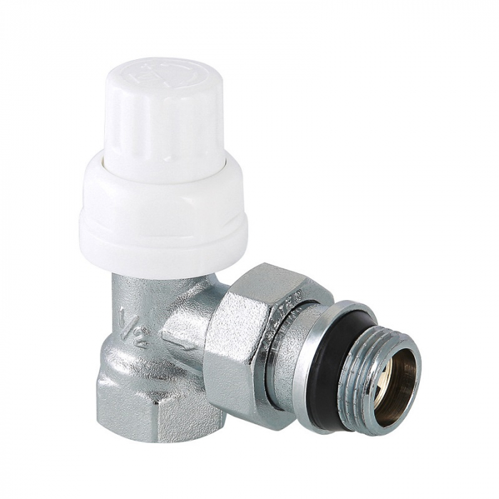 Клапан термостатический угловой Valtec VT.031.NR.04 DN15 (1/2")
