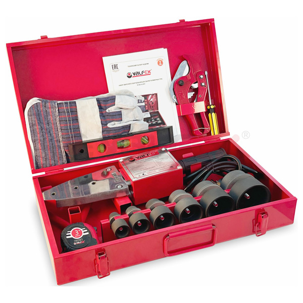 Набор для сварки полипропиленовых труб VALFEX 005 SET 1500 w, 20-63 мм