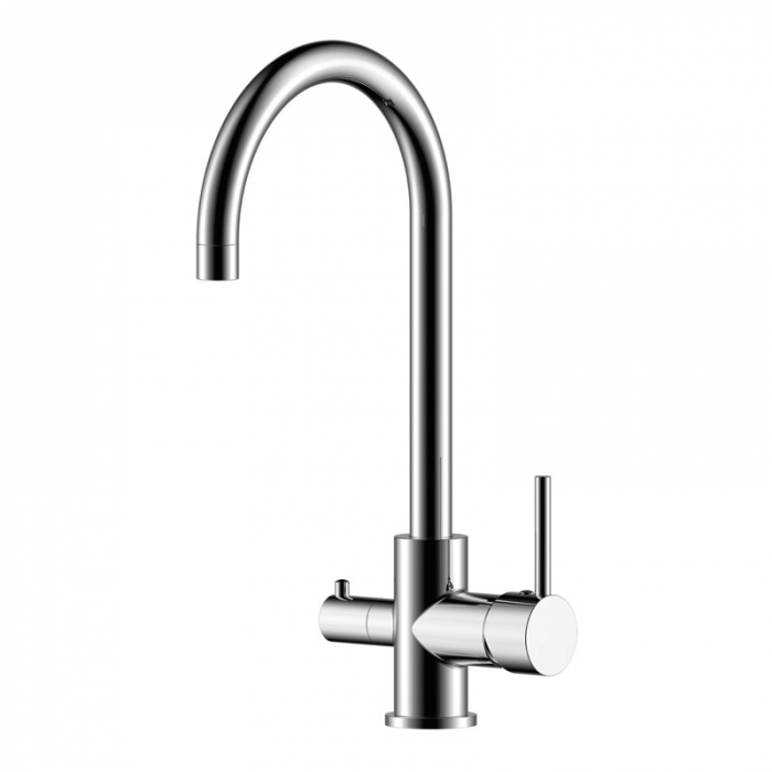 Смеситель для кухни Rossinka Z35-28 однорукояточный, с переключателем на фильтр