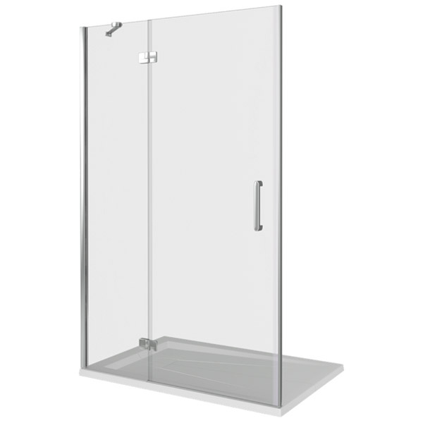 Душевое ограждение Good Door SATURN WTW-130-C-CH-R