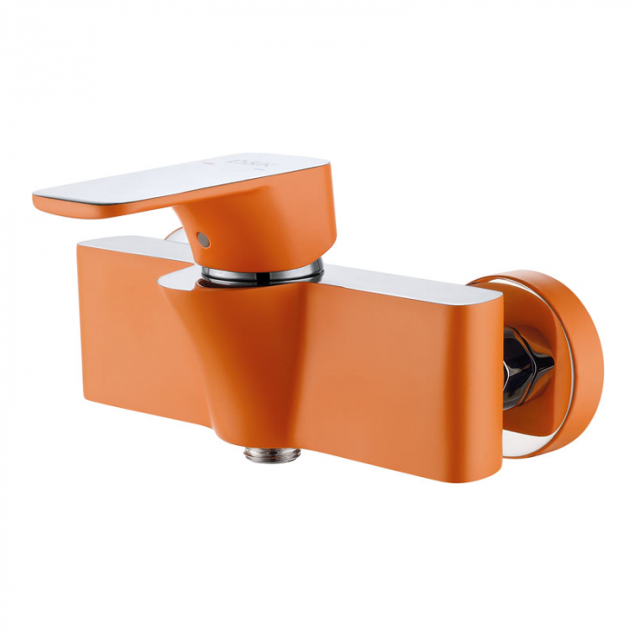 Смеситель для душа D&amp;K Berlin.Kunste однорукояточный, оранжевый/хром DA1433113