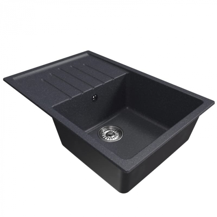 Мойка кухонная композитная MixLine ML-GM19 антрацит