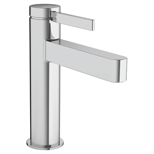 Смеситель для раковины Hansgrohe Finoris однорукояточный, 110, со сливным клапаном Push-Open, хром (76023000)