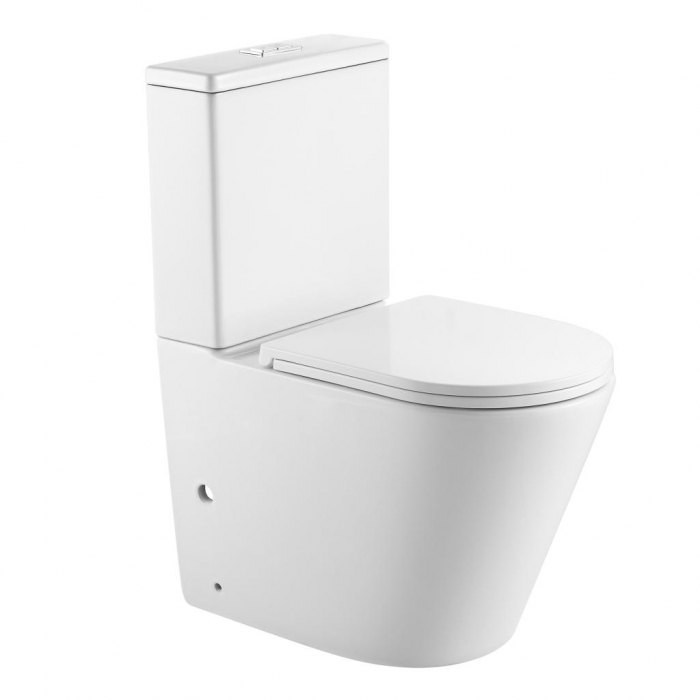 Унитаз-компакт безободковый BESILE B-P3076 н/п, 3/6 л, микролифт