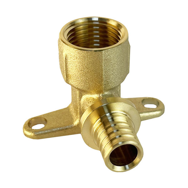 Угольник аксиальный с внутренней резьбой с креплением 20-3/4" Valfex