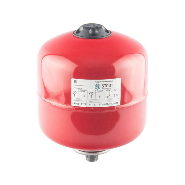 Бак расширительный мембранный STOUT STH-0004   5 л (5 бар; 3/4")