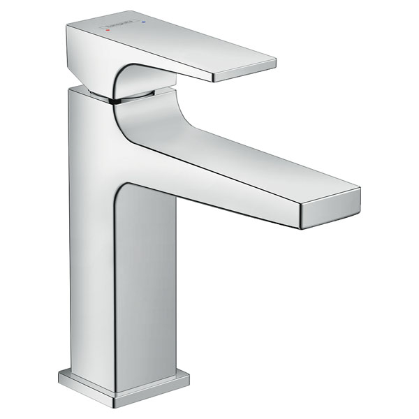 Смеситель для раковины Hansgrohe Metropol однорукояточный, 110, со сливным клапаном Push-Open, хром (32507000)