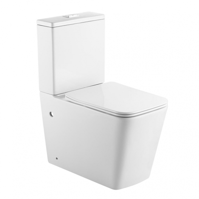 Унитаз-компакт безободковый BESILE B-P3077 н/п, 3/6 л, микролифт