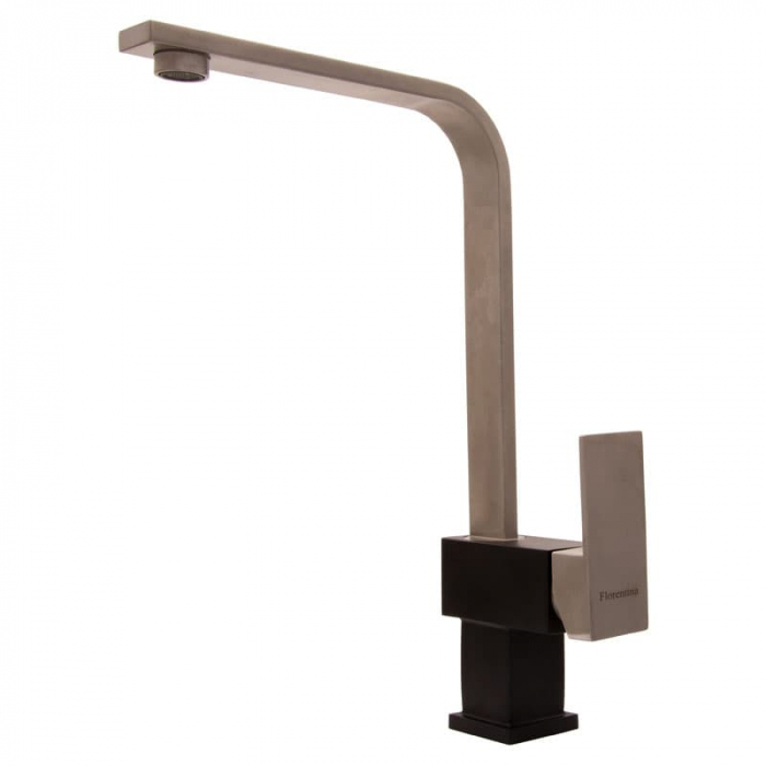 Смеситель для кухни Flortek СИЛЬВЕР FL однорукояточный, черный