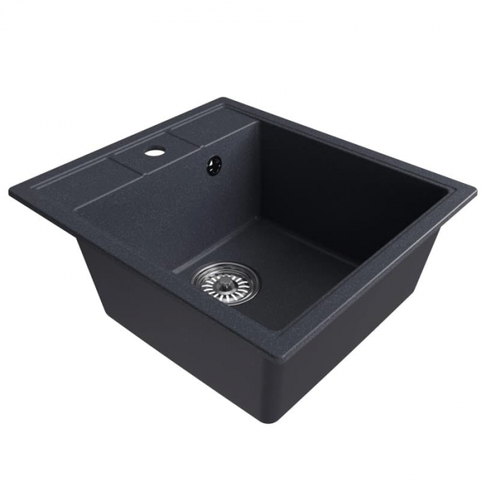 Мойка кухонная композитная MixLine ML-GM28 антрацит