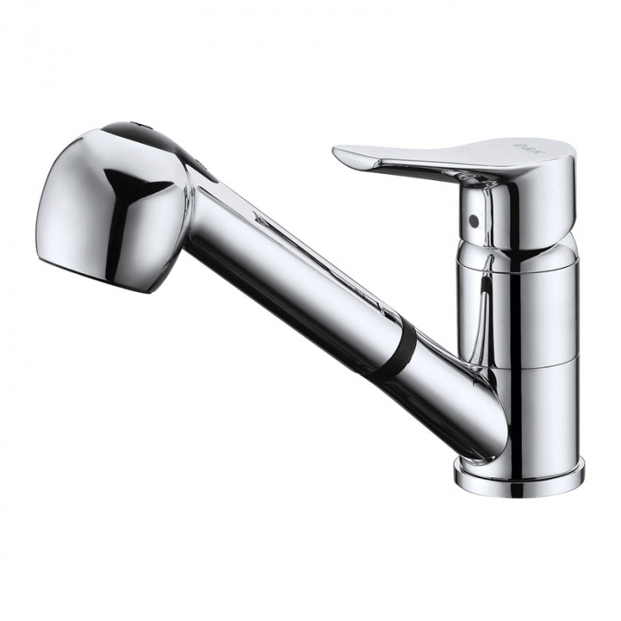 Смеситель для кухни D&amp;K Rhen.Mosel однорукояточный, с выдвижной лейкой DA1262501