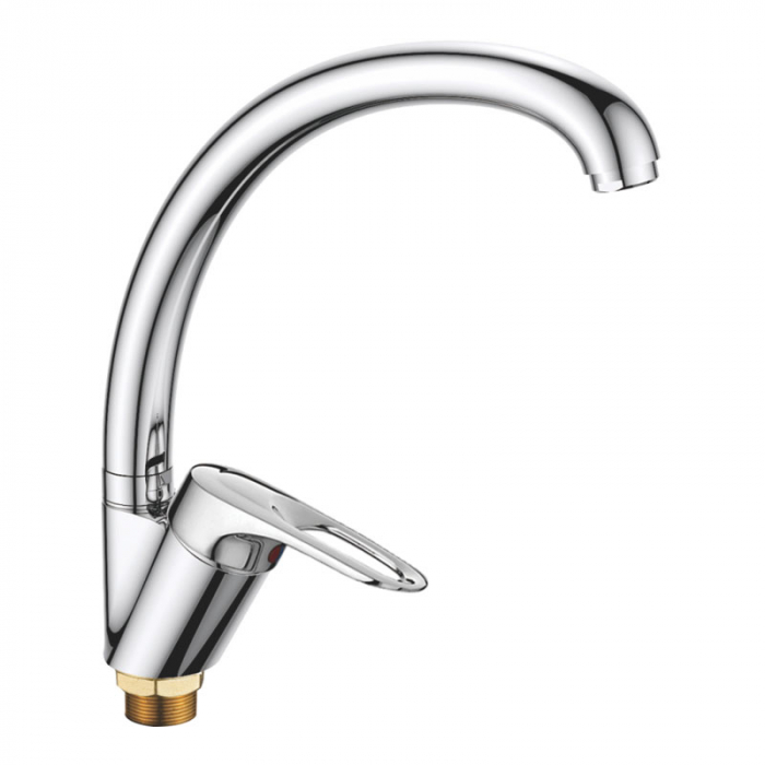 Смеситель для кухни Haiba HB4104-2 однорукояточный, хром