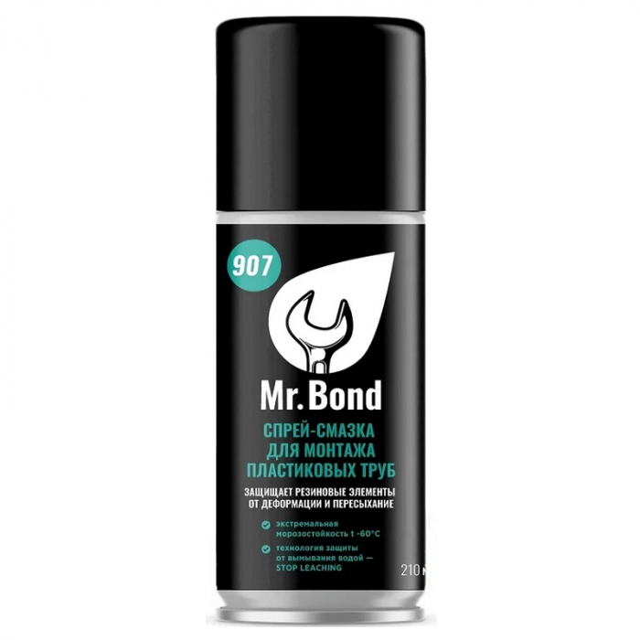 Спрей-смазка для монтажа пластиковых труб Mr.Bond 907 (400 мл)