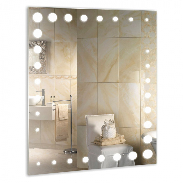 Зеркало MixLine Шанель 600×800 (ШВ) светодиодная подсветка