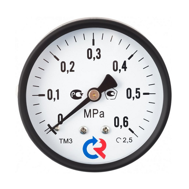 Манометр технический Росма ТМ-510 Р.00 (0– 0,4 МПа) G1/2. 1,5