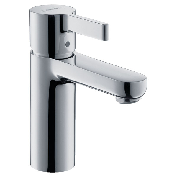 Смеситель для раковины Hansgrohe Metris S однорукояточный, 100, со сливным гарнитуром, хром (31060000)