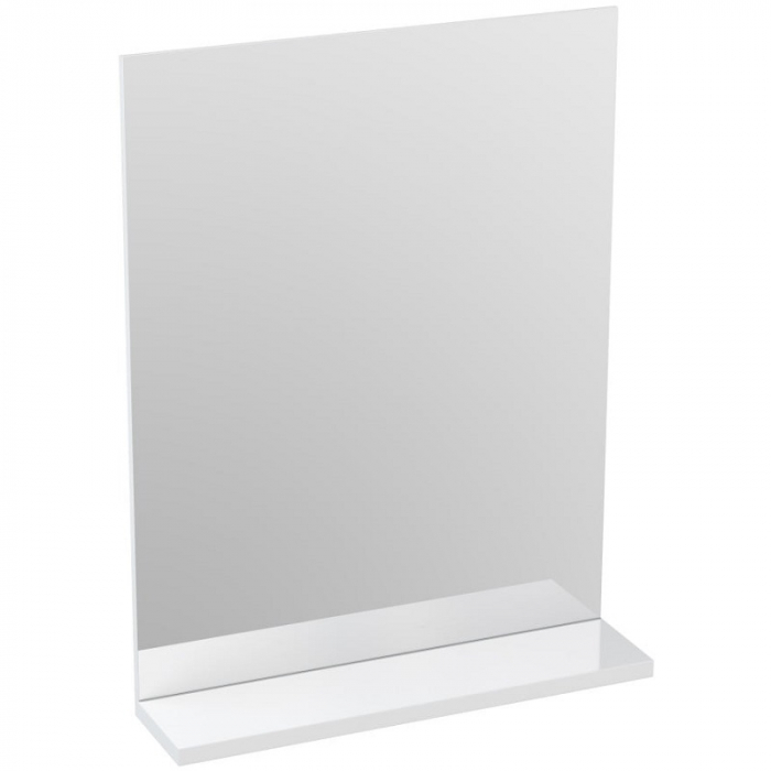 Зеркало с полкой Cersanit MELAR 50 без подсветки прямоугольное, белый