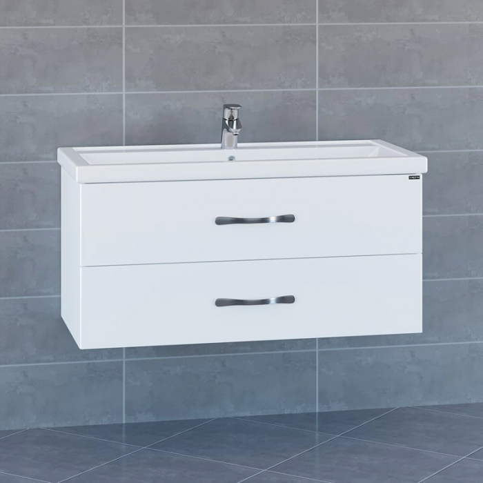 Тумба для раковины Санта Виктория-100 подвесная (ум. Фостер-100) 700132N