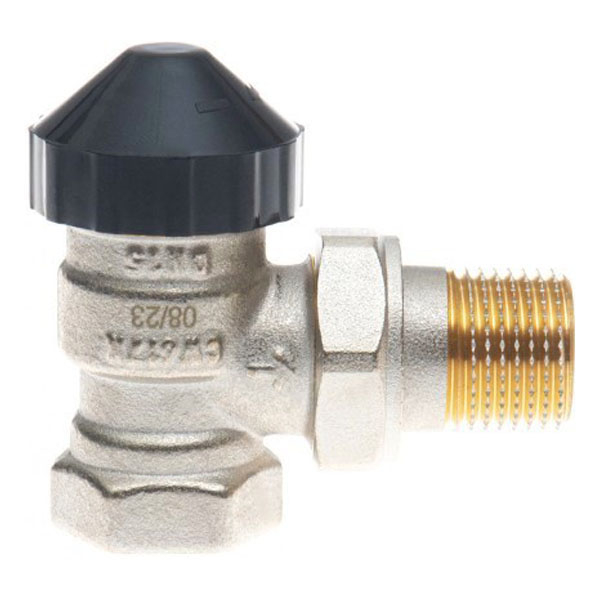 Клапан терморегулирующий угловой Ридан TR-N DN15 (1/2") PN10