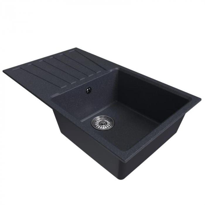 Мойка кухонная композитная MixLine ML-GM20 антрацит